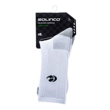 Solinco Tennis Socks Crew Heaven White Men's White - 1 Pair